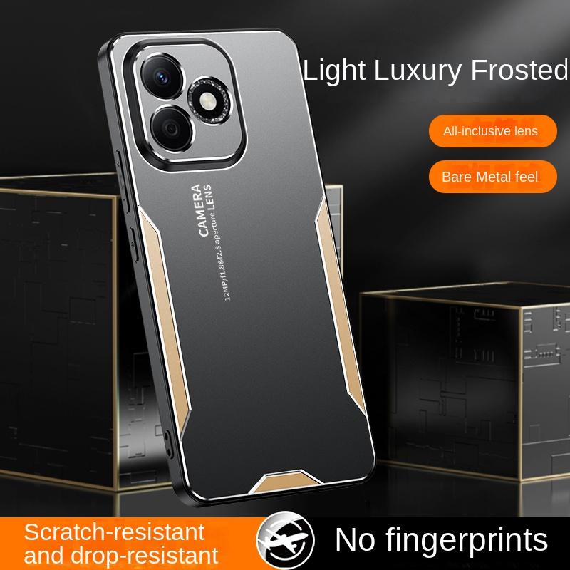 For Honor 400 Lite Aluminum Alloy Hard PC Case for Honor 400lite 300 Ultra 200 Shockproof Matte Silicone Protection Phone Case