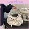 Street Style Large Capacity Messenger Bag With Zipper Closure For Daily Use