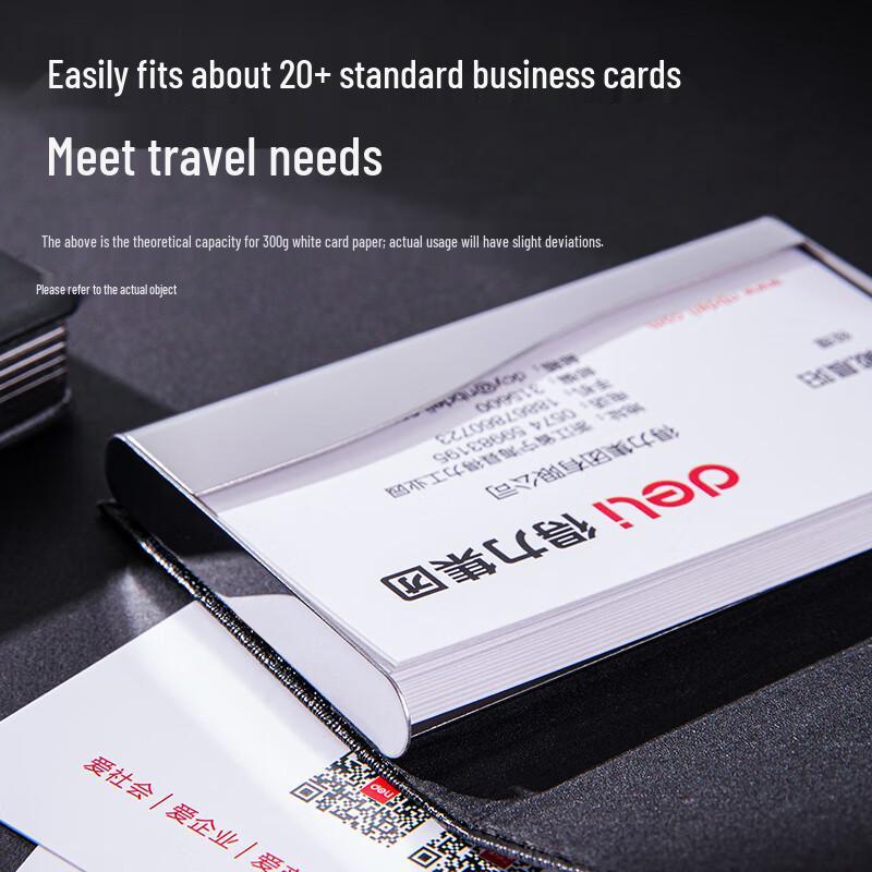 Deli 7628 Portable Business Card Holder