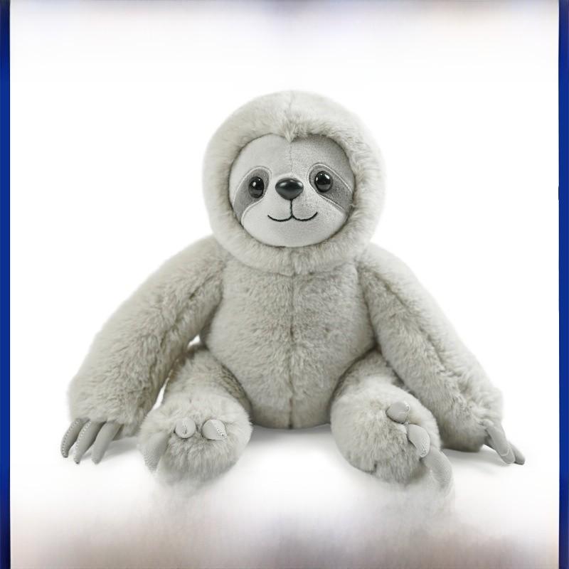 Sloth Gray Cute Plush Toy With Pp Cotton For Kids Play And Holiday Present