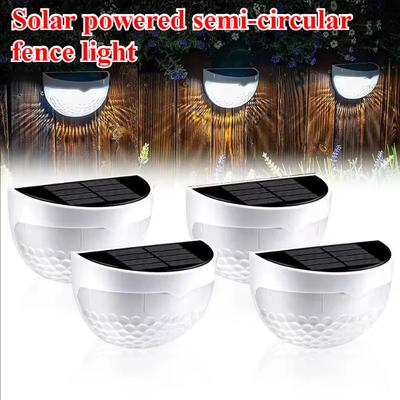 LED Solar Light Outdoor Wall Lamps Energy Garden Lamps Waterproof Solar Fence Lamp Christmas Decoration Festoon Led Light