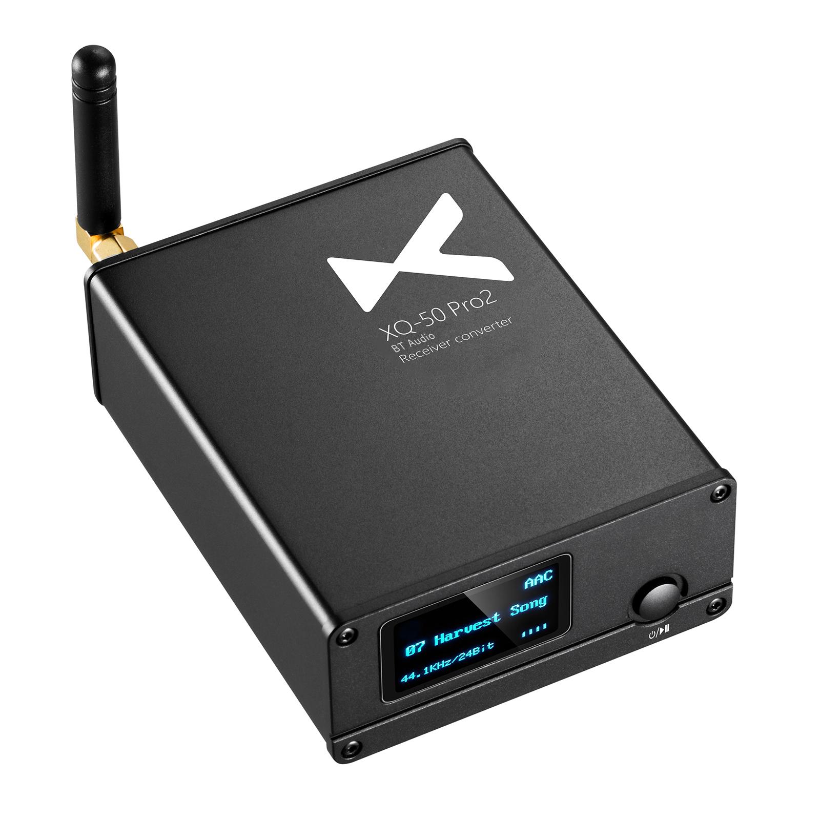 

XDUOO XQ-50 PRO2 BT 5.1 аудиоресивер конвертер QCC5125 ЦАП Тип C HD CS8406 ES9018K2M декодер чёрный