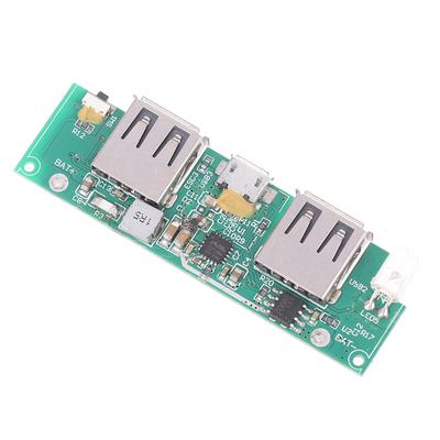Dvojitý USB 5V Mobilný napájací základná doska EDP2339 Hlavné riadenie Telefón Power Bank Obvodová doska s LED svetlom DIY príslušenstvo
