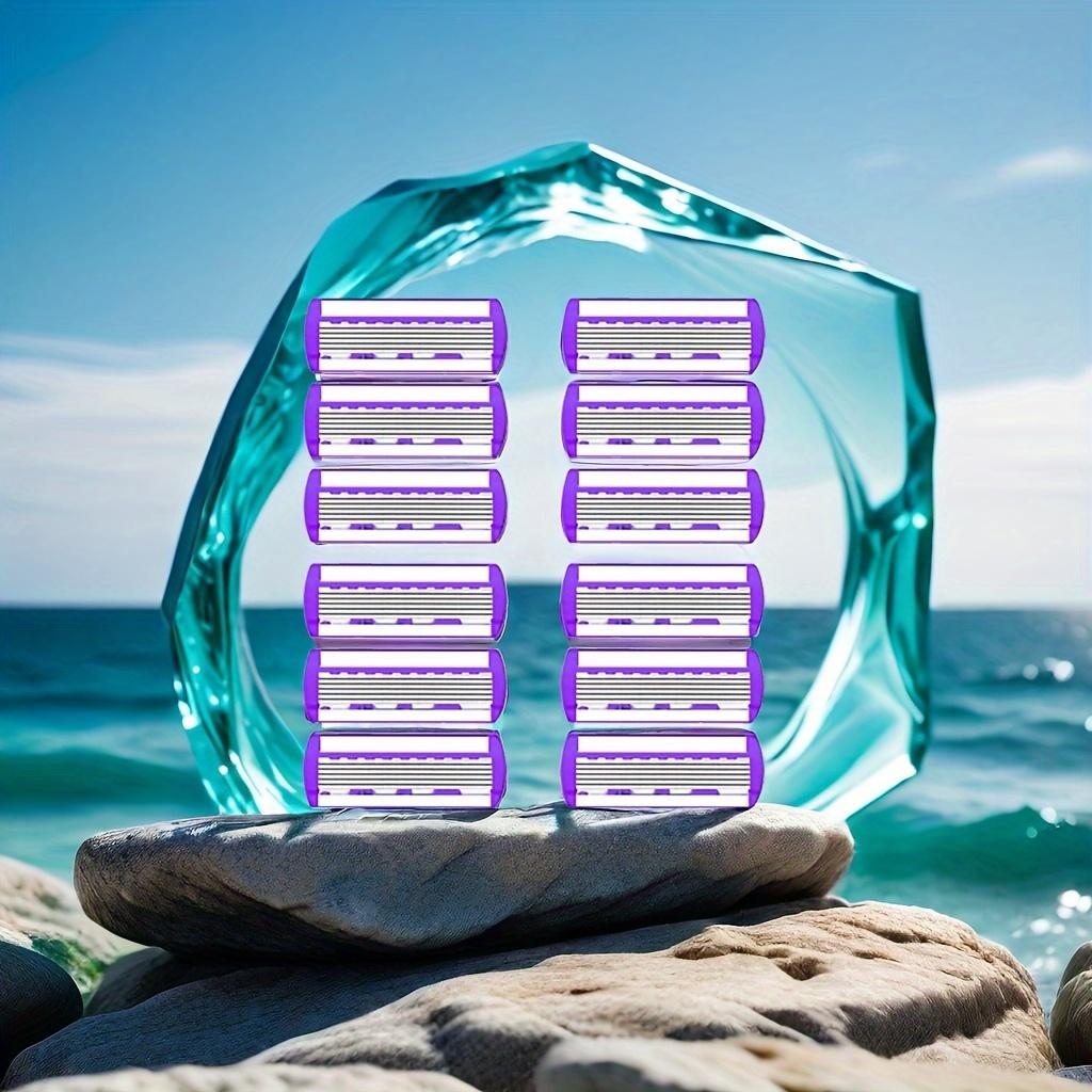 Razor Classic 6 Edge Safety Razor for Mens Shaving&Womens Hair Removal 27 Shaving Blades Manual Shaver Safety Razor