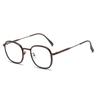 Chestnut Brown Anti-Blue Light Photochromic Lenses Eyeglasses with Advanced Skin-Whitening, Student Style, Myopia Correction