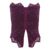 Women's Autumn and Winter New Solid Colour Fashion Sexy Wrap Dyeing Lace Navel Small Vest