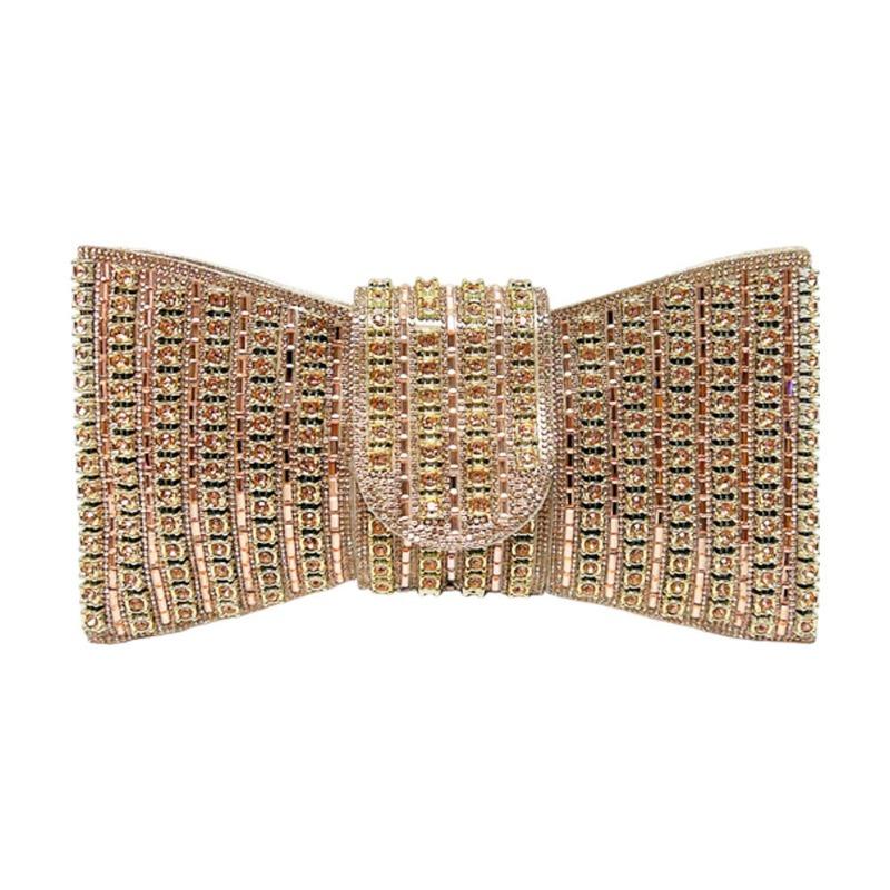 Fashion Handbag with Diamonds, Single Shoulder Crossbody Bag, Elegant Small Bag for Socialite Evening Events