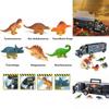 Spannendes Dinosaurier-Truck-Transportset mit Dino-Figuren und Spielzeug für Kinder – Weihnachtsgeschenk