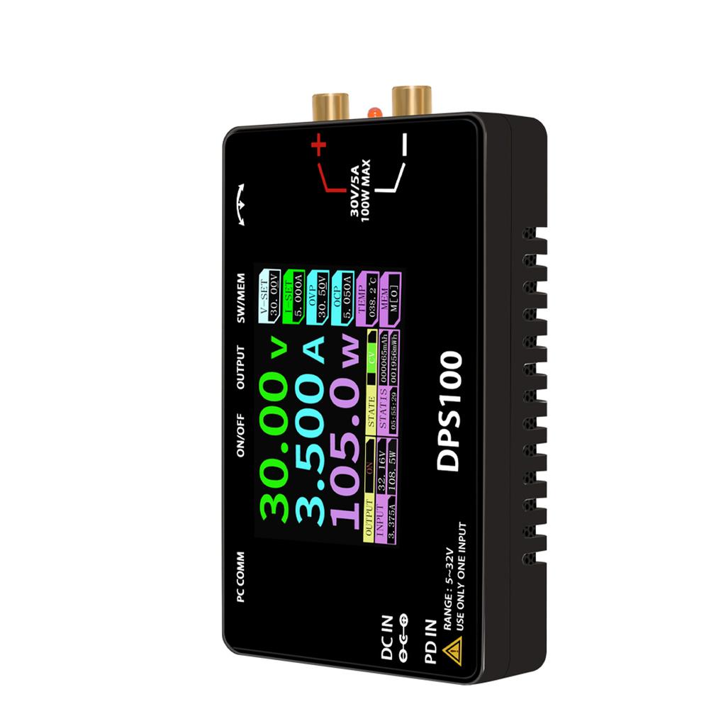 DPS100 Adjustable Voltage Regulator 30V 5A 100W Pocket Size Bench Switching Programmable Voltage Regulator Power Supply