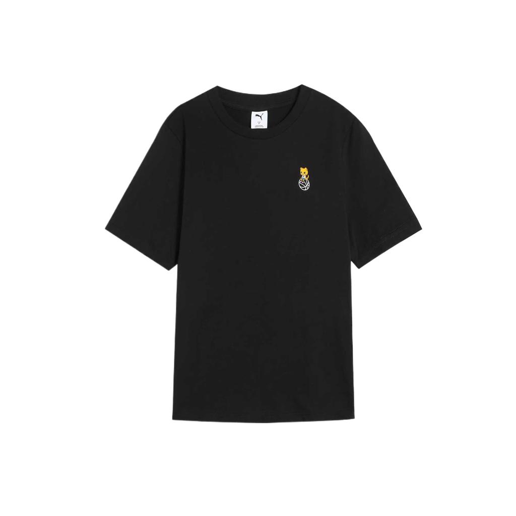 New PUMA T Shirts Unisex Black 633169-01