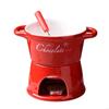 Mxla Microwave Safe Ceramic Fondue Cup For Melting Chocolate Cheese Butter And Caramel
