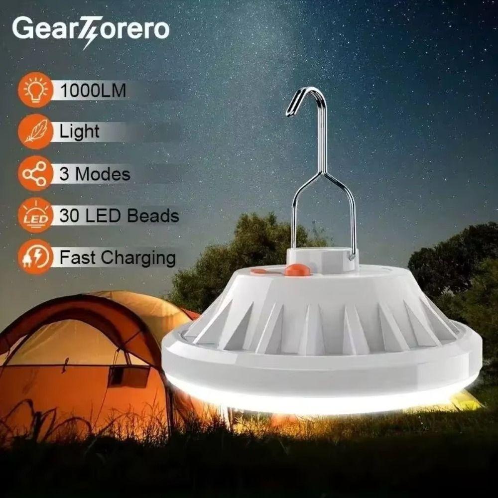 3 Lighting Modes LED Camping Lights Rechargeable Camping Charge Lantern  Hiking and Outdoor