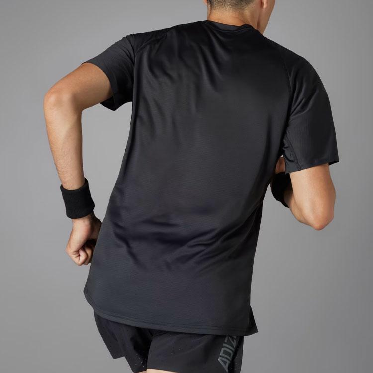 New Adidas T Shirt Men's Black Gray Color IK9718