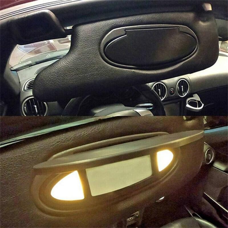 Visiere Parasole Auto Copertura Specchietto di Cortesia Sostituzione Visiera Parasole Copertura Specchio Trucco per 911 996 997 Accessorio Auto 99670142102