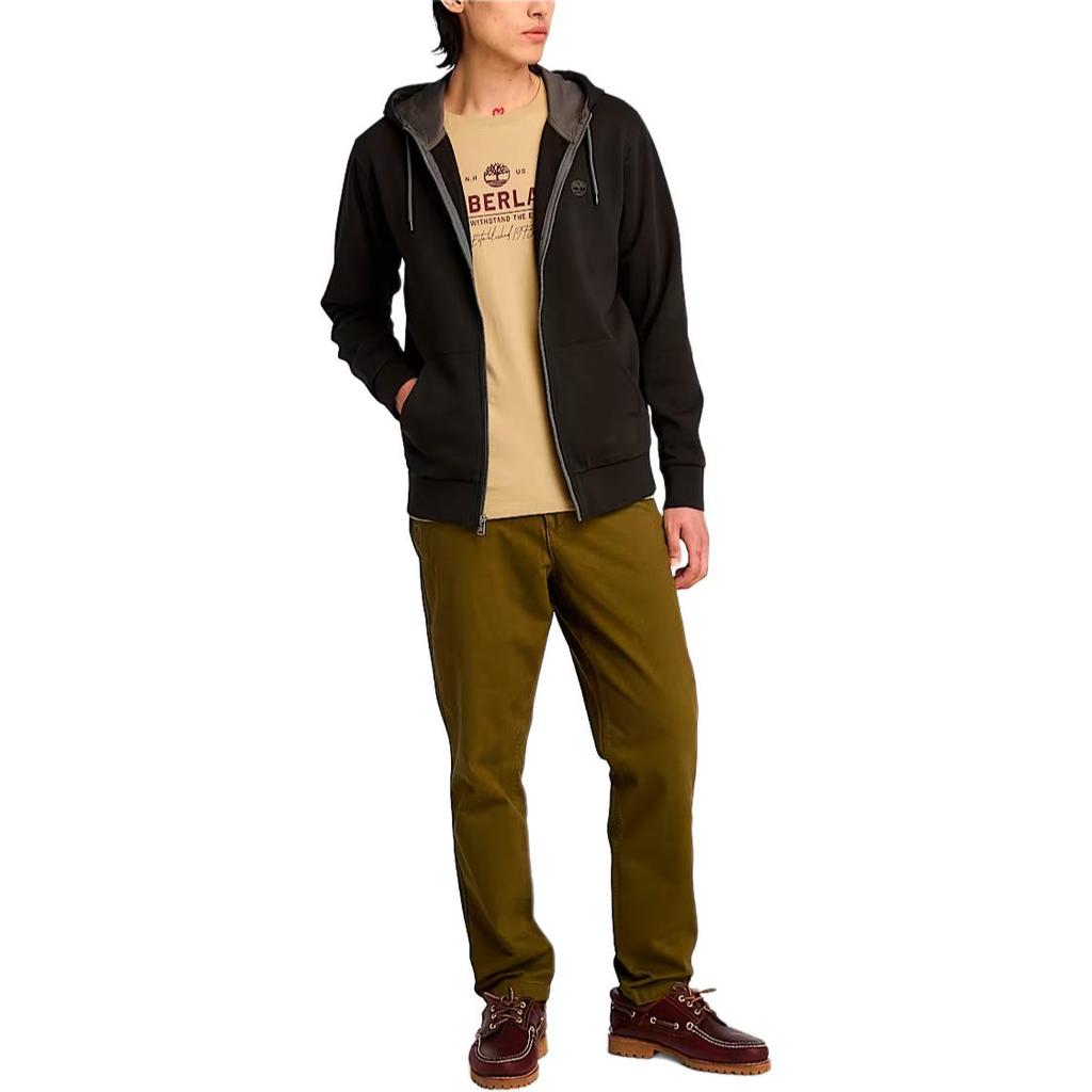 Timberland Oyster River Zip-Up Hooded Fleece Jacket Men jackets TB0A2GCJ-X65