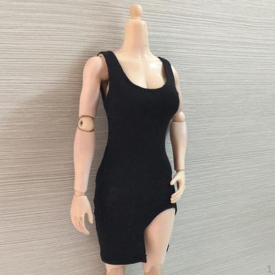 1:6 Split Dress Package Hip Skirt for 12'' Large Bust Female Body