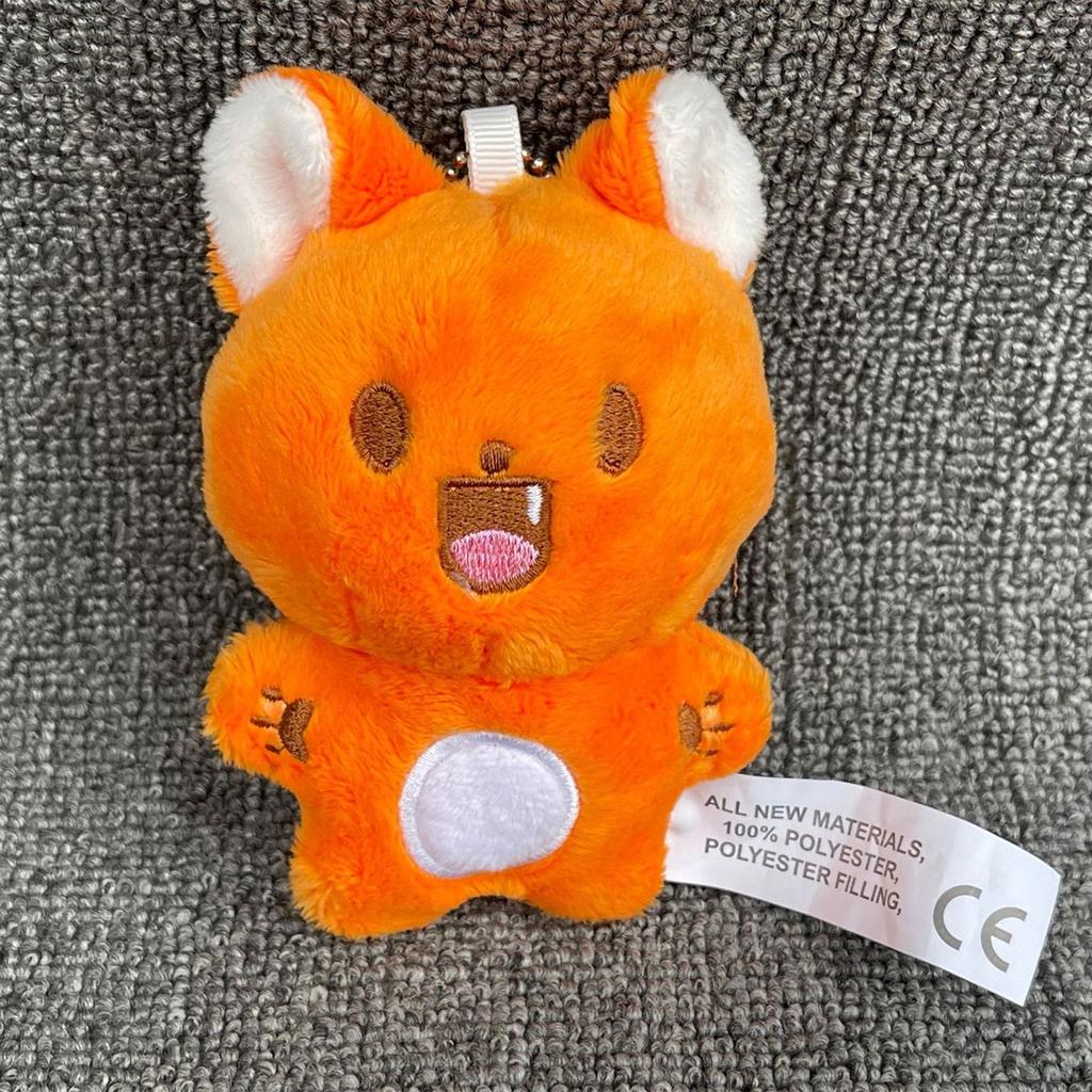 Cute Plush Keychain Key Pendant Cute Stuffed Animal Pillow Doll Soft Cartoon Room Decoration Toys Perfect Birthday Party Gift for Girls Boys Children