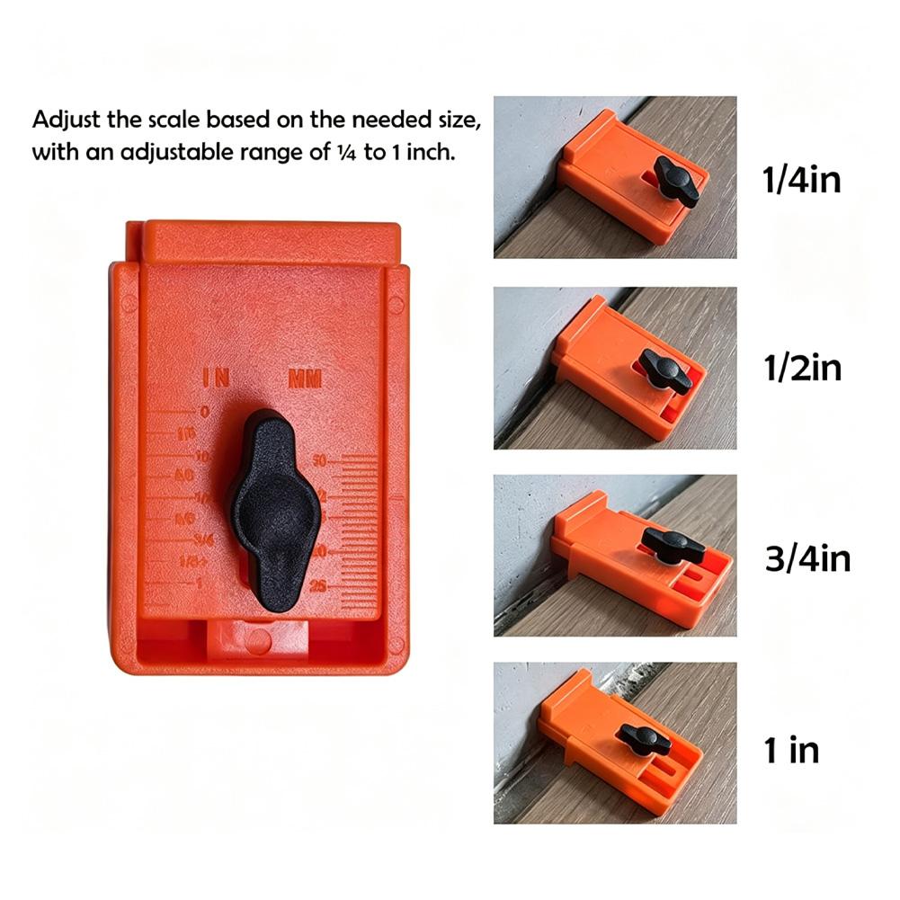 Quick Adjust Flooring Spacers Tool For Precise Gap Control In Wood Plank Flooring Projects 1/1 To 1 Inch Range 11 Pcs