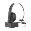 Single Ear Headset Lightweight Rotatable Microphone Rechargeable Bluetooth Headphones