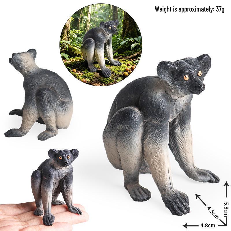 Ring-Tailed Lemur Heart Model - Children's Cognitive Toy and Birthday Gift