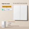 Mijia App-Compatible Smart Switch Panel: Four-Gang, Double-Gang, Double-Control, Single-Fire/Zero-Fire, Wireless, No Wiring Required