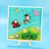 Children's DIY Ocean Texture Photo Frame Painting Kit – Creative Educational Craft for Girls