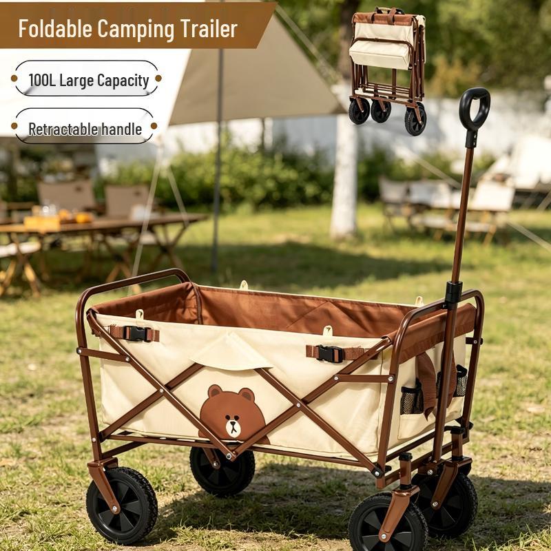 MOBIGARDEN 21671001 Folding Outdoor Utility Wagon