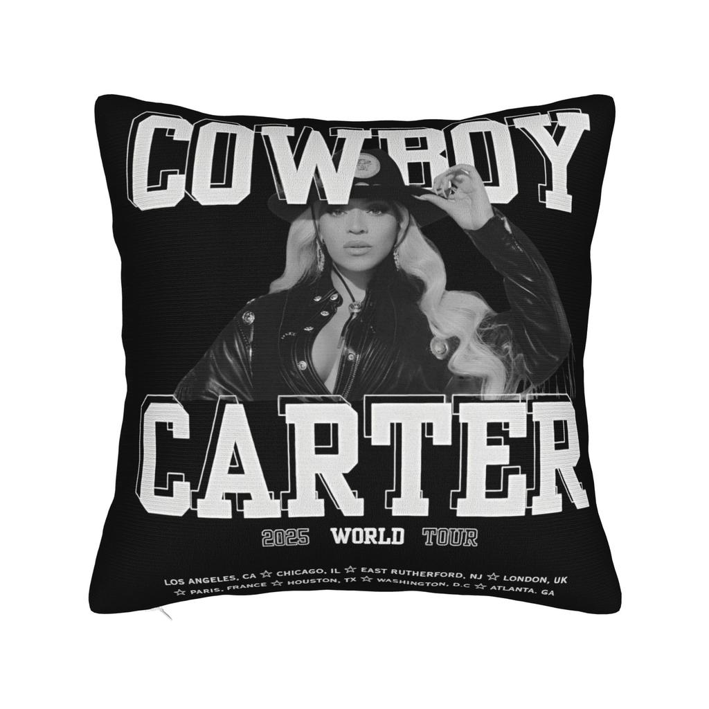Beyonce Cowboy Carter Tour Printing Pillowcase Cushion Cover  Pillow Covers New Style Bedroom Decorations Square Multi-Size