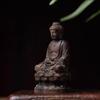 Agarwood Carving Lotus Seated Statue Figure of The Buddha Desktop Ornament Home Worship Craft Gifts Decoration Ornament