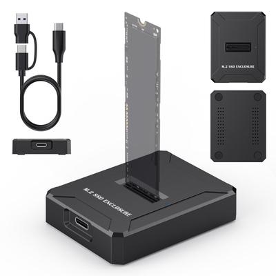 M.2 SSD Docking Station: NGFF SATA & PCIe NVME Dual Protocol for Laptop