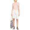 Polo Ralph Lauren SS23 Solid Color Logo Embroidered Button Short Sleeve Polo Shirt Women tops Pink 211870236-007