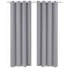 2 pcs Rideau Blackout Occultant  avec Œillets en métal 135x245cm