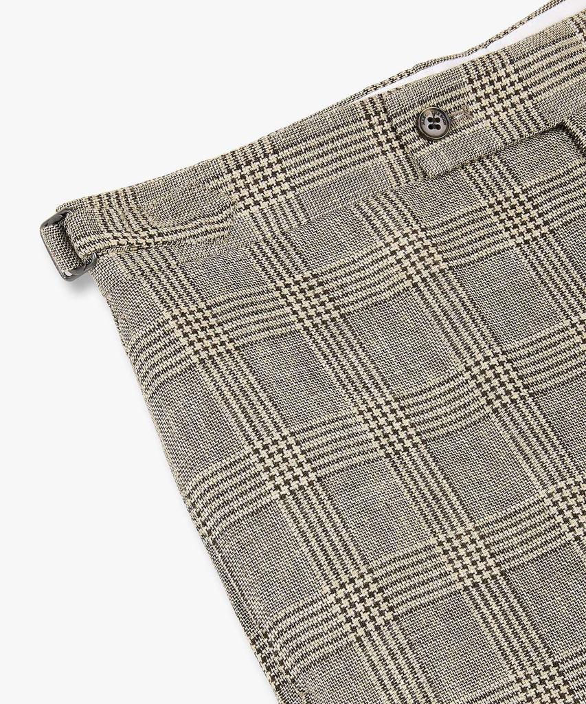 MAN ON THE BOON Summer Check Pattern Suit Pants_Beige 4716152011