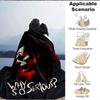 1pc Joker Serious Flannel Throw Blanket Lightweight Soft Warm All Season Blanket for Sofa, Bed, Travel,L1028154
