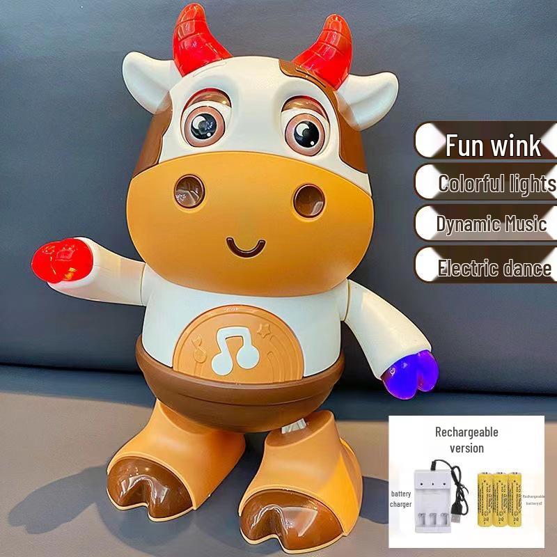 Children's Singing and Dancing Electric Cow Robot - Cute and Educational Toy