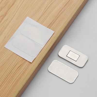 6Pcs/set Strong Magnetic Door Closer Self-adhesive Punch-free Door Attraction Patch Ultra-thin Invisible Design Cabinet Catch