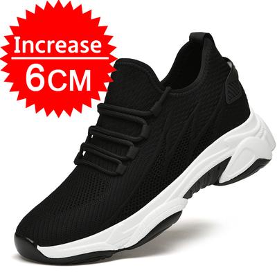 Men Sneakers Casual Heightening Shoes 8cm Height Increase Shoes For Men Summer Breathable 6cm Elevator Shoes 10cm Insole Taller