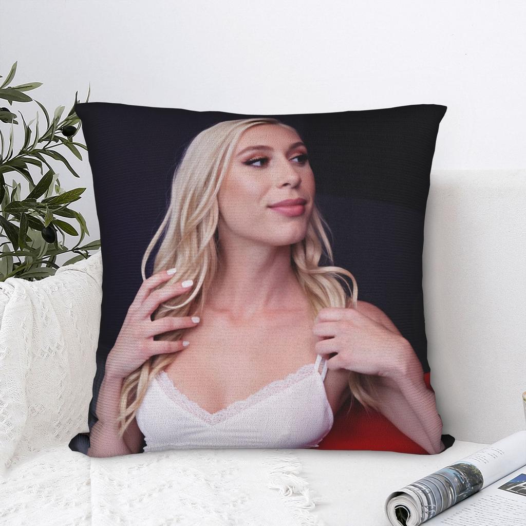Pretty Girl Kay Lovely Pillow Case Soft Pillow Cover For Living Room Bed Chair Vintage Cushion Cover