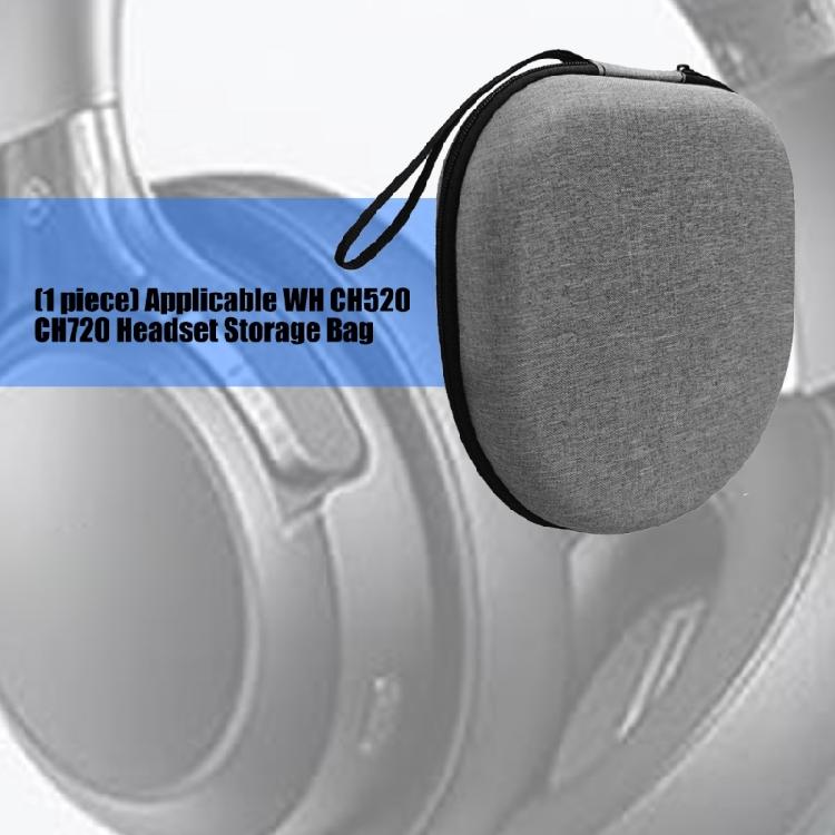 Shock Resistant EVA Protective Case Interior Meshes Pocket For WHCH520 WHCH720 Earphones Sweatproof Bag Easy Access