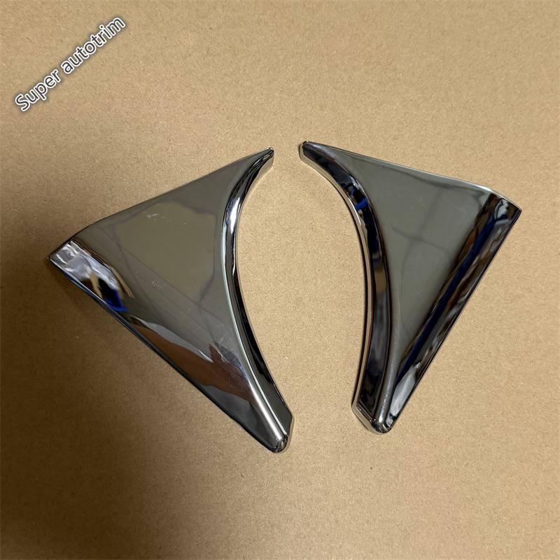 2PCS Rear Window Spoiler Panel Sequ Cover Trim Fit For Nissan Qashqai J11 2014 - ABS Chrome Exterior Refit Accessories