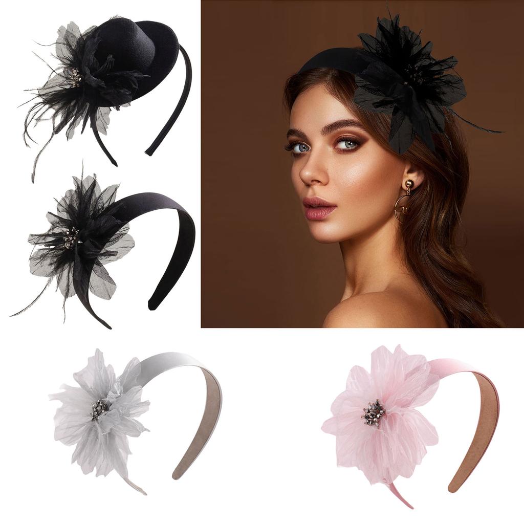 Beading Flapper Fascinator 1920s Prom Dancer Headpiece for Special Event Wedding Engagement Night Headwear Hair Styling