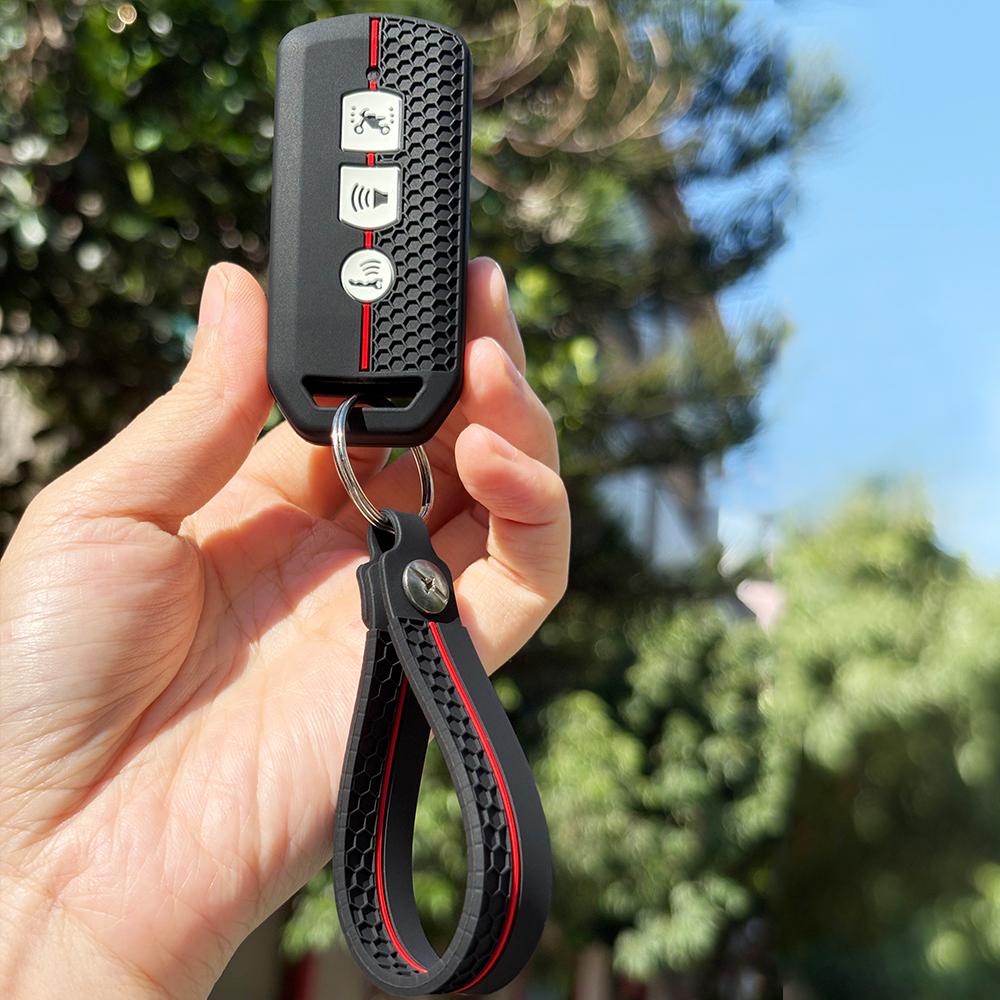 Keychain Silicone For Honda Pcx 160 125 Vision Sh350 Switch Adv Wrench 350 Sh350I Forza 250 125 300 750 Xadv Key Shell Cover