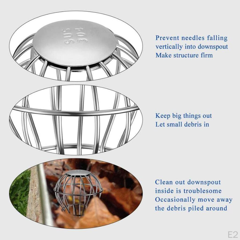 Filters for Roof Gutter, Stainless Steel Down Drains, Rainwater Discharge