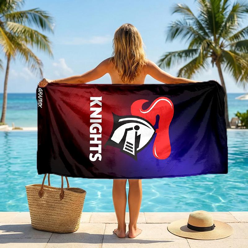 Knights Fashion Beach Towel: Ideal for Summer Adventures Soft, absorbent and quick drying suitable for swimming and bathing
