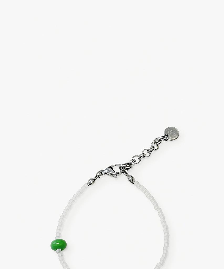 Runds Point Gemstone Bracelet (White)