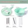 9-in-1 Multifunctional Vegetable Cutter and 12-Piece Grater Set for Potato and Carrot Shredding