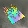 Flammen-Motorrad-Kotflügel-Aufkleber, Wasserdichter Vinyl-Sticker, Universelle Schmutzfänger-Dekoration für Honda Yamaha Suzuki Ducati KTM