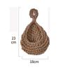 Simulated Rattan Fruit Vegetable Basket Woven Hanging Basket New Storage Basket  Home Decoration
