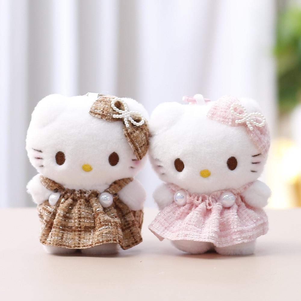 Hello Kitty Plush Toy Keychain Cute Cartoon Stuffed Animal For Kids Gift