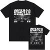 Tricou PLAYBOI CART ANTAGONIST TOUR cu Mânecă Scurtă din Bumbac pentru Bărbați Femei Tricouri Casual Modă Cântăreț Imprimat Grafic Tricou Imprimat T...